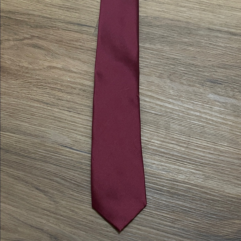 Silk Burgundy Tie for Men